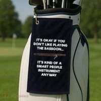 Bassoon Funny Smart People Bassoon Player Golf Towel thumb 2