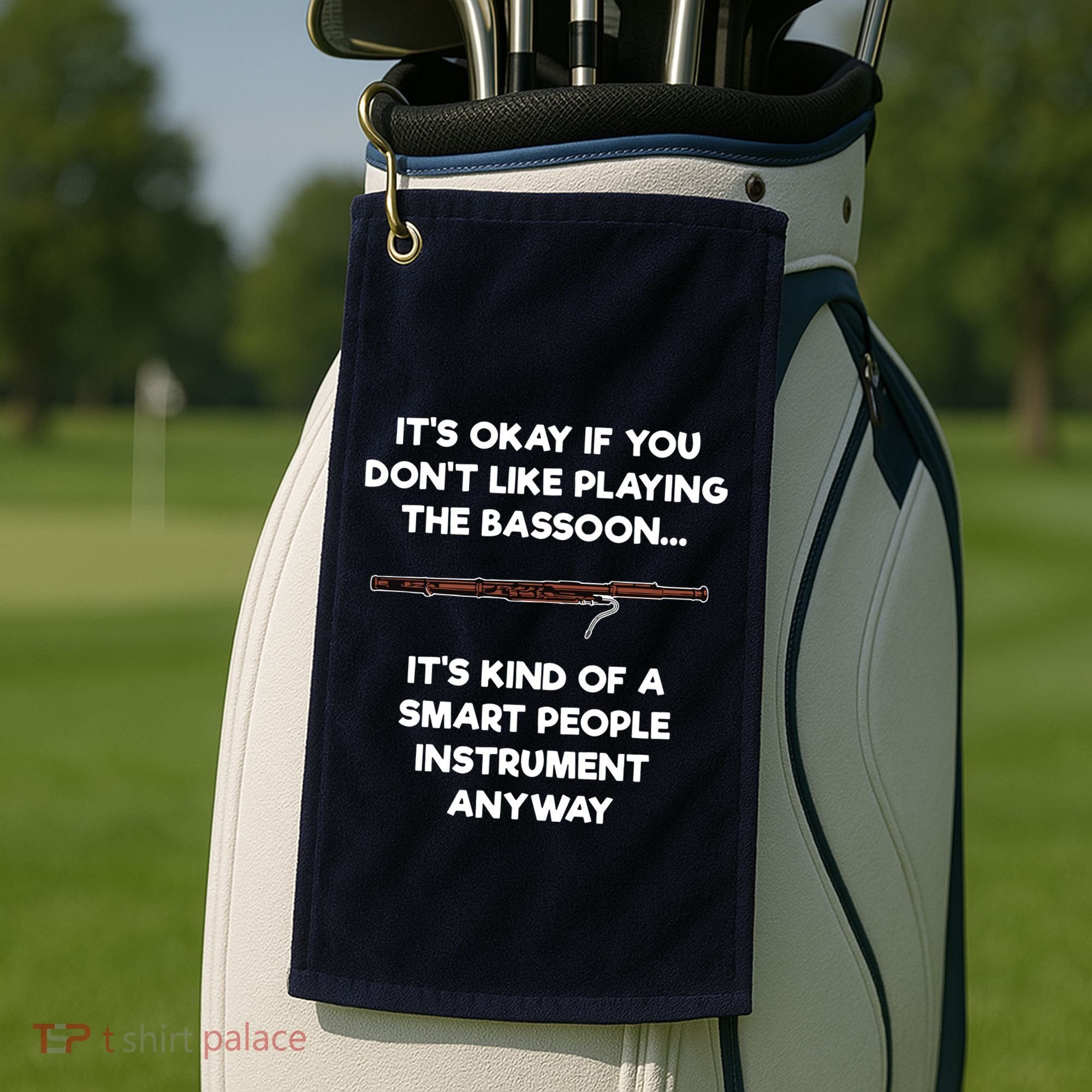 Bassoon Funny Smart People Bassoon Player Golf Towel