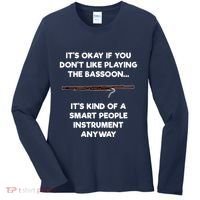 Bassoon Funny Smart People Bassoon Player Women's Long Sleeve Shirt thumb 0