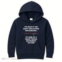 Bassoon Funny Smart People Bassoon Player Kids Hoodie thumb 0