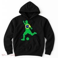 Brazil Flag Soccer Jersey Brasil Futbol Hoodie thumb 0