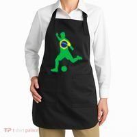Brazil Flag Soccer Jersey Brasil Futbol Apron thumb 2