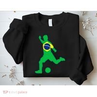 Brazil Flag Soccer Jersey Brasil Futbol Sweatshirt thumb 2