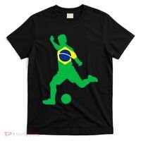 Brazil Flag Soccer Jersey Brasil Futbol T-Shirt thumb 0