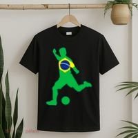 Brazil Flag Soccer Jersey Brasil Futbol T-Shirt thumb 2