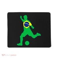 Brazil Flag Soccer Jersey Brasil Futbol Mousepad thumb 0