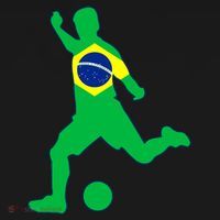 Brazil Flag Soccer Jersey Brasil Futbol Mousepad thumb 1