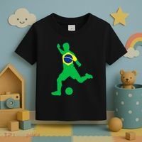 Brazil Flag Soccer Jersey Brasil Futbol Toddler T-Shirt thumb 3