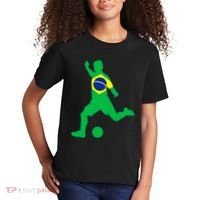 Brazil Flag Soccer Jersey Brasil Futbol Kids T-Shirt thumb 2