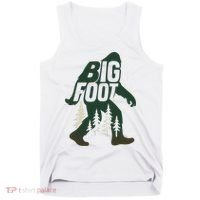 Bigfoot Forest Silhouette Retro Cryptid Wilderness Tank Top thumb 0