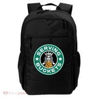 Basketball Funny Serving Buckets Great Backpack thumb 0