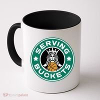 Basketball Funny Serving Buckets Great Coffee Mug thumb 0