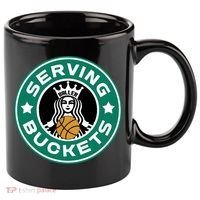 Basketball Funny Serving Buckets Great 11oz C Handle Ceramic Mug thumb 0