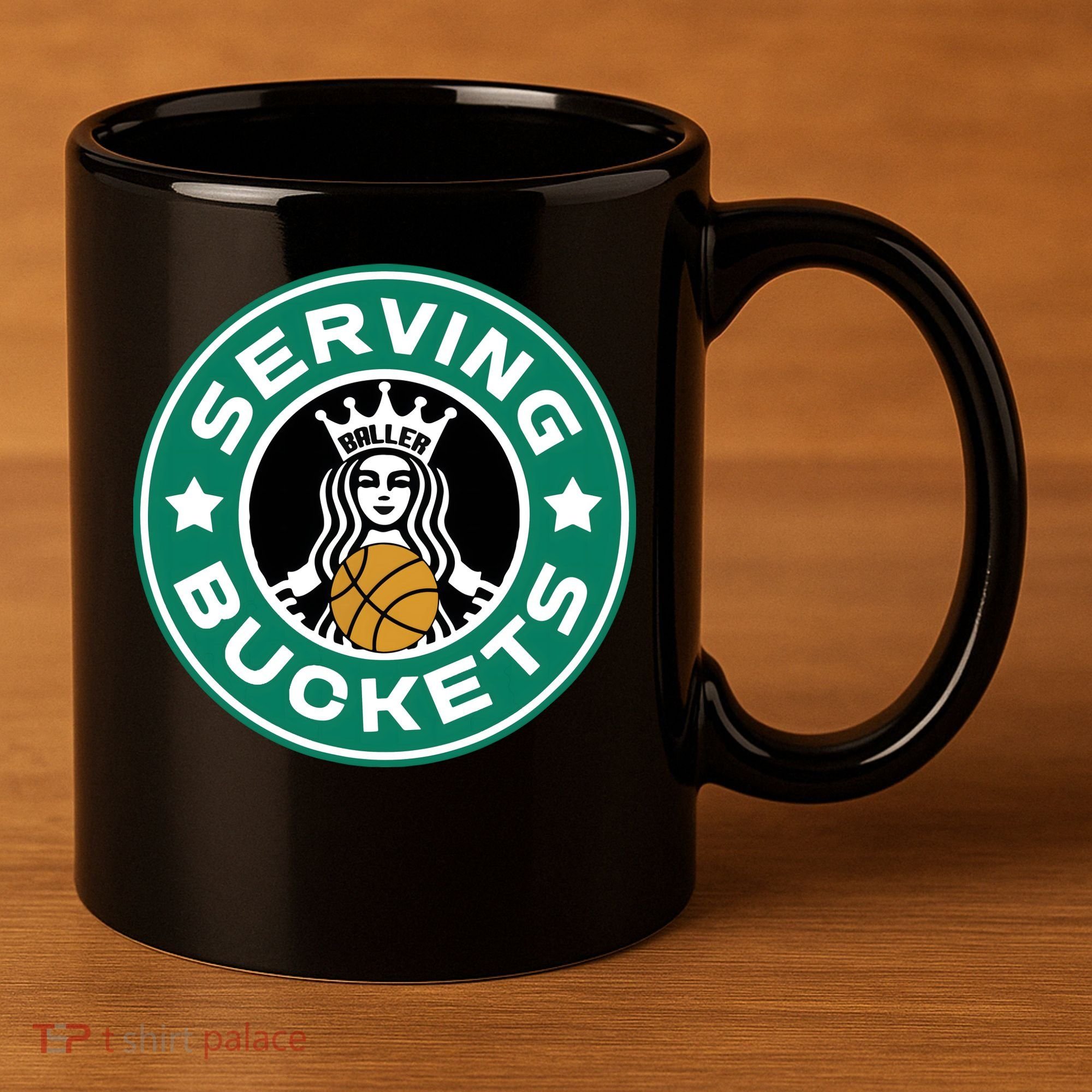 Basketball Funny Serving Buckets Great 11oz C Handle Ceramic Mug
