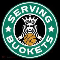 Basketball Funny Serving Buckets Great Ornament thumb 1