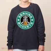 Basketball Funny Serving Buckets Great Women's Sweatshirt thumb 0