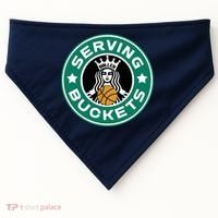 Basketball Funny Serving Buckets Great USA-Made Doggie Bandana thumb 0