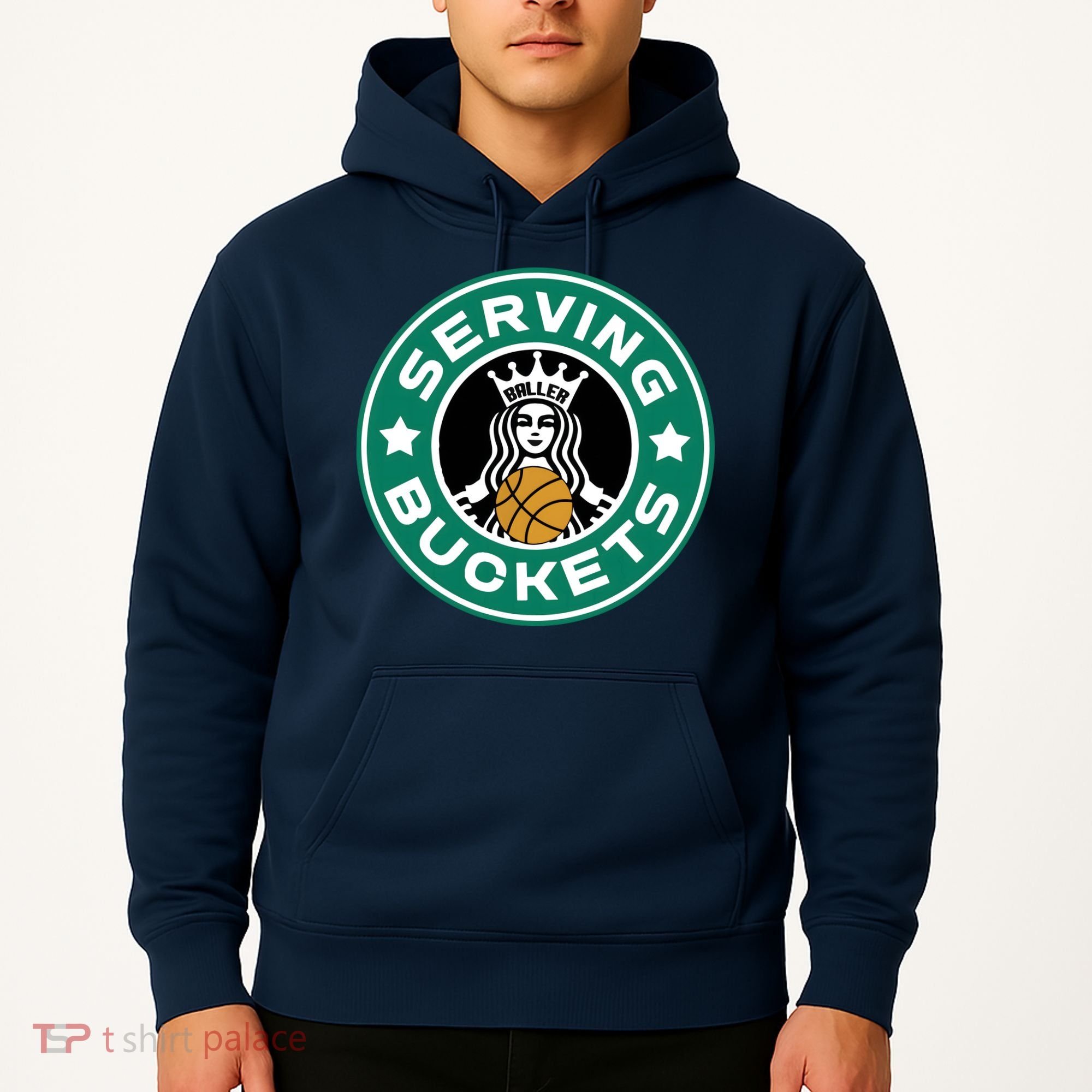 Basketball Funny Serving Buckets Great Hoodie