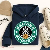 Basketball Funny Serving Buckets Great Hoodie thumb 4