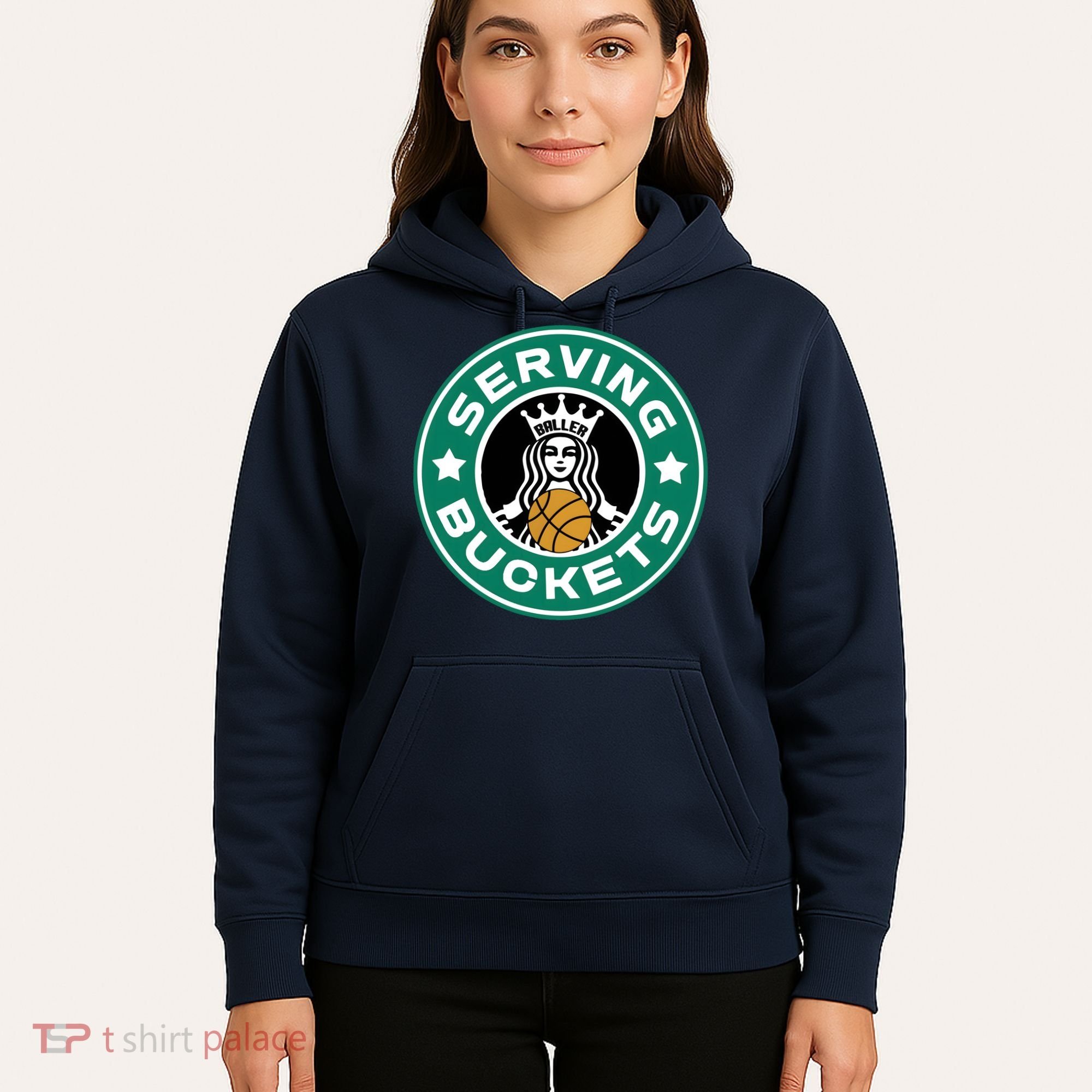 Basketball Funny Serving Buckets Great Hoodie