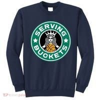 Basketball Funny Serving Buckets Great Sweatshirt thumb 0