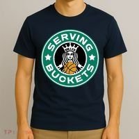 Basketball Funny Serving Buckets Great T-Shirt thumb 3