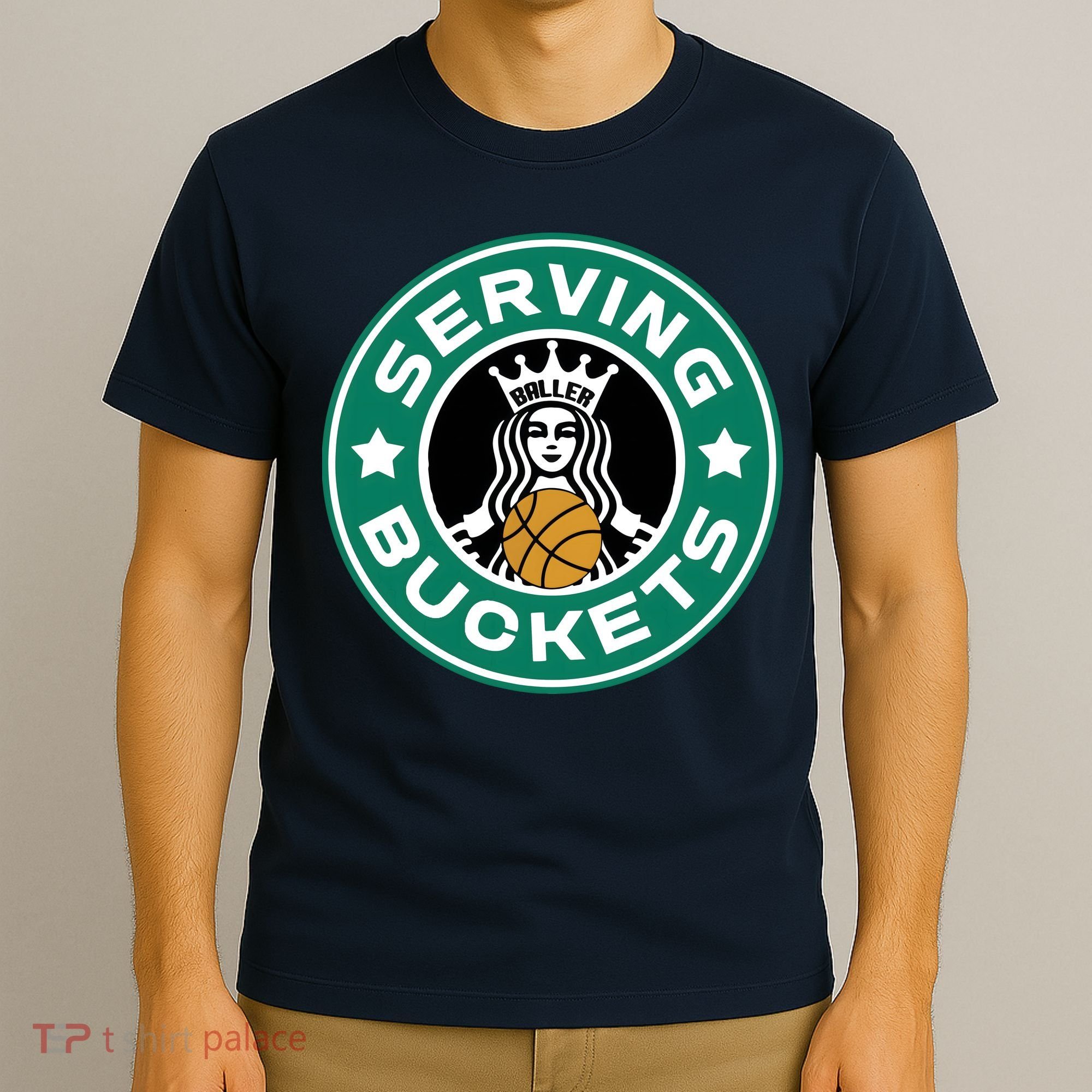 Basketball Funny Serving Buckets Great T-Shirt