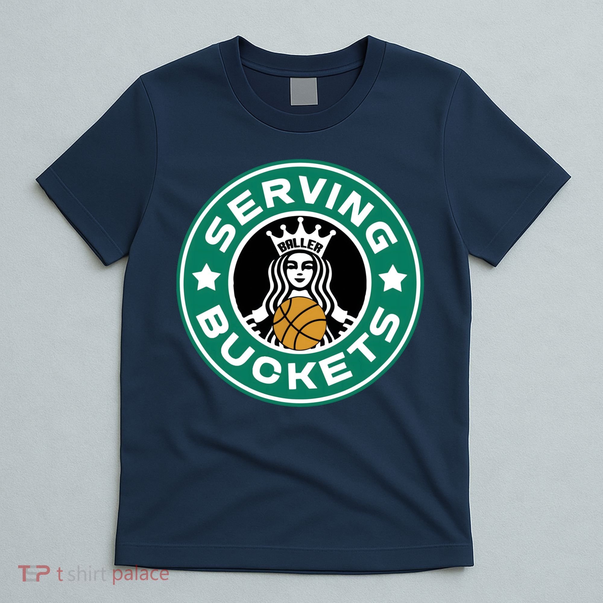 Basketball Funny Serving Buckets Great T-Shirt