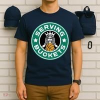 Basketball Funny Serving Buckets Great T-Shirt thumb 6
