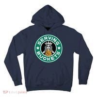 Basketball Funny Serving Buckets Great Tall Hoodie thumb 0