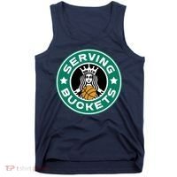 Basketball Funny Serving Buckets Great Tank Top thumb 0