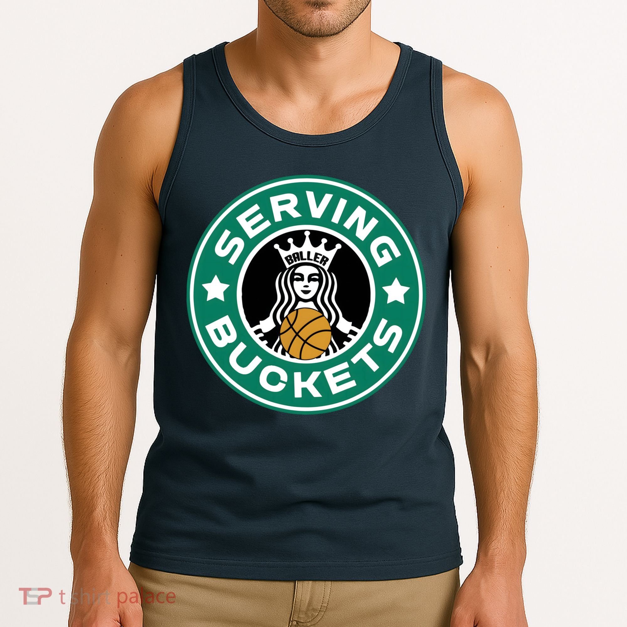 Basketball Funny Serving Buckets Great Tank Top