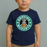 Basketball Funny Serving Buckets Great Toddler T-Shirt thumb 2