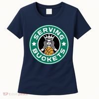 Basketball Funny Serving Buckets Great Women's T-Shirt thumb 0