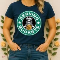 Basketball Funny Serving Buckets Great Women's T-Shirt thumb 2