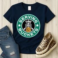 Basketball Funny Serving Buckets Great Women's T-Shirt thumb 3