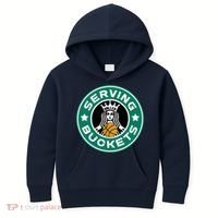 Basketball Funny Serving Buckets Great Kids Hoodie thumb 0