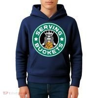 Basketball Funny Serving Buckets Great Kids Hoodie thumb 4