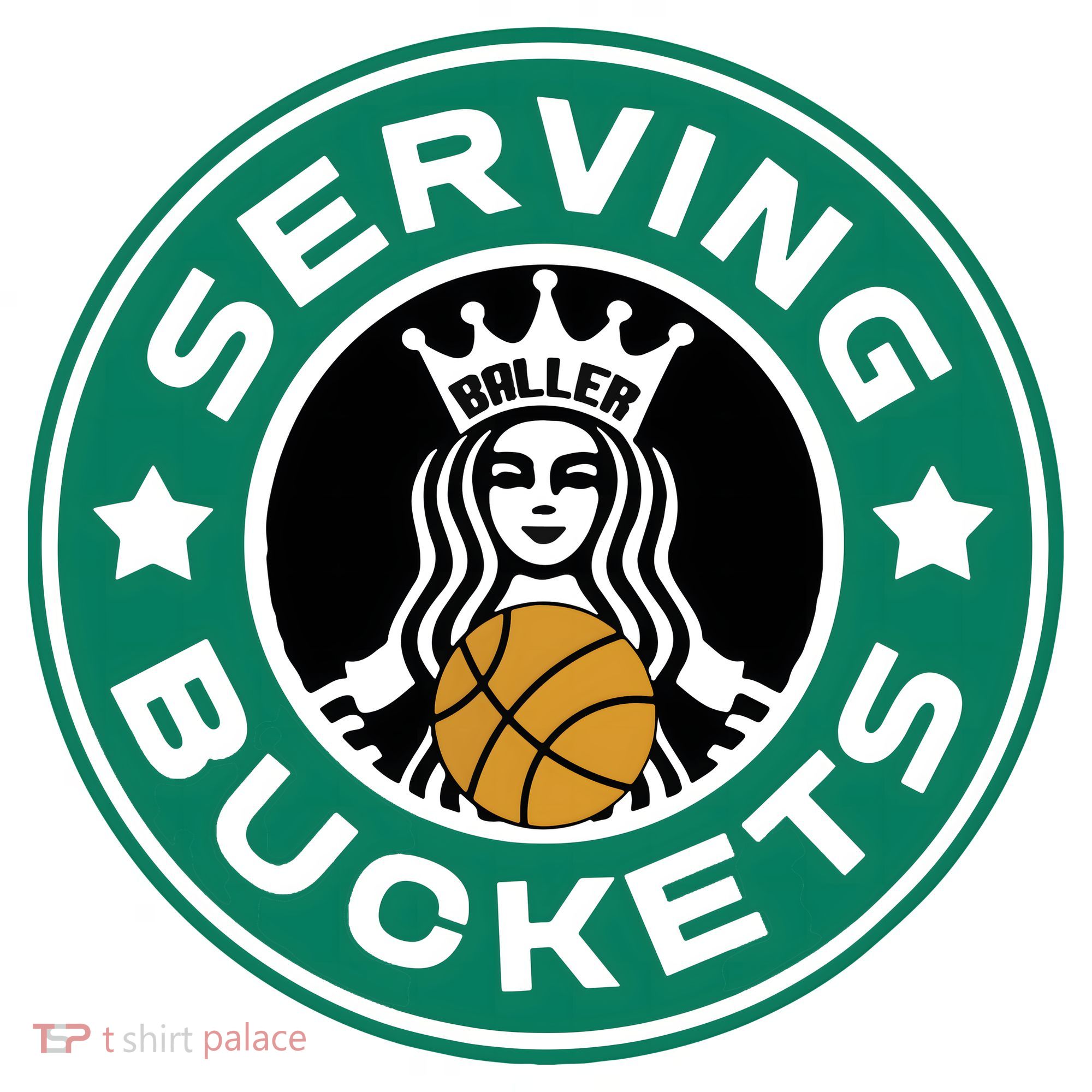 Basketball Funny Serving Buckets Great Ceramic Ornament