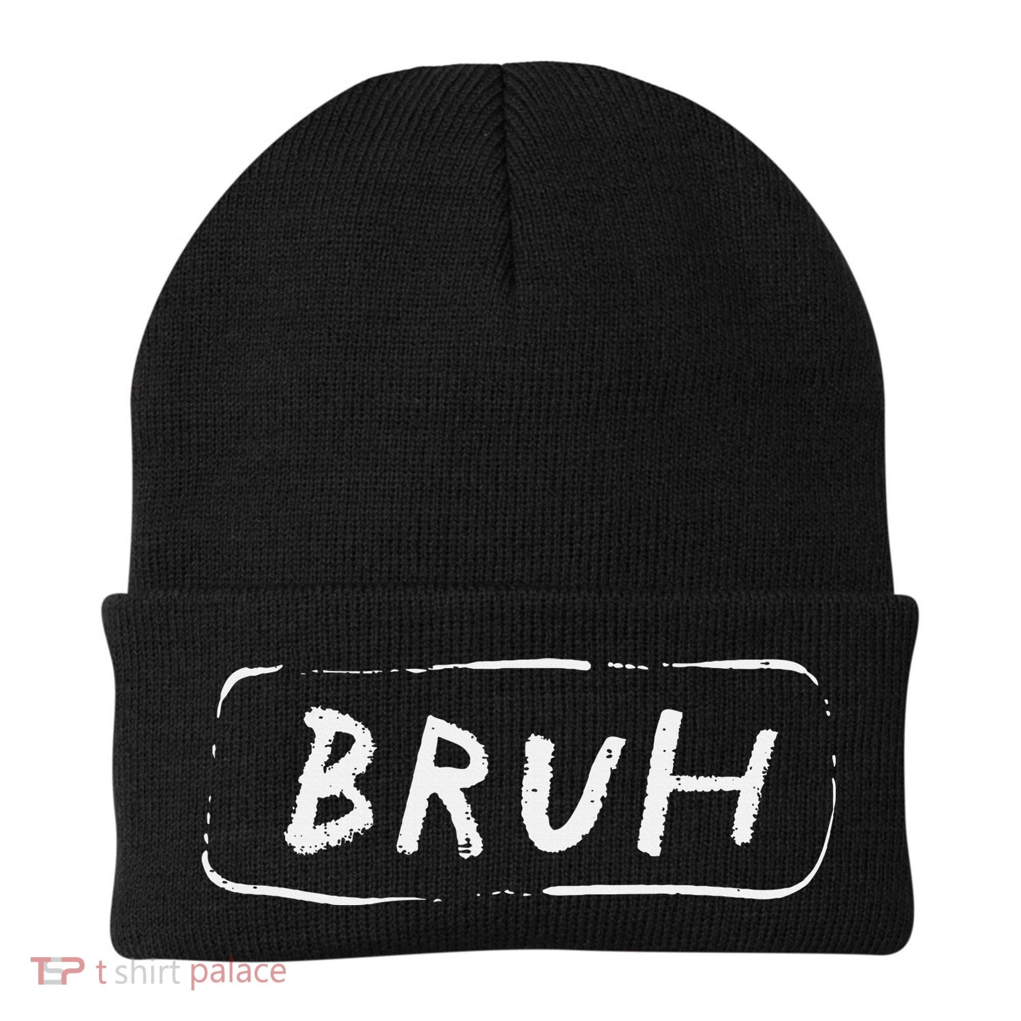 Bruh Funny Saying Slang Brother Meme Brah Beanie