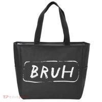 Bruh Funny Saying Slang Brother Meme Brah Tote Bag thumb 0