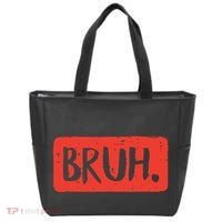 Bruh Funny Saying Meme Bro Mom Slang Boy Girl Tote Bag thumb 0