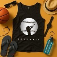 Baseball Funny sport Baseball   Tank Top thumb 4