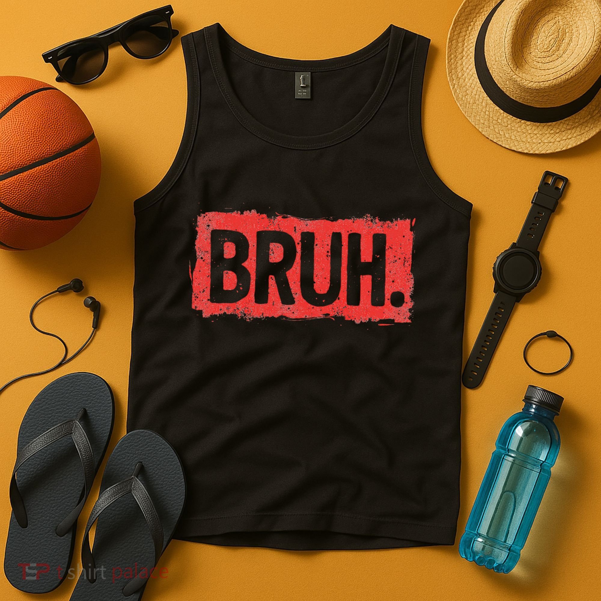 Bruh Funny Saying Meme Bro Boy Slang Tank Top