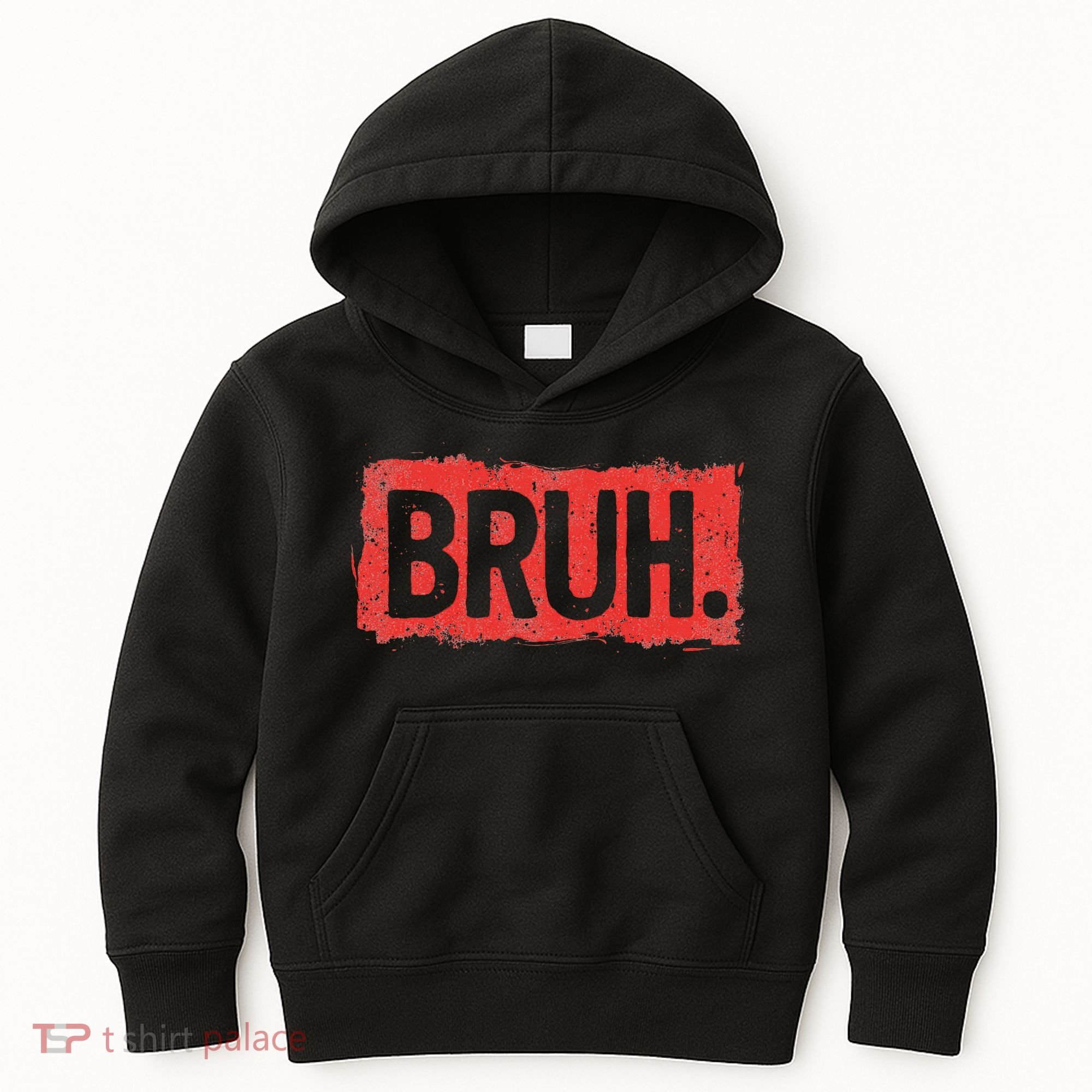 Bruh Funny Saying Meme Bro Boy Slang Kids Hoodie