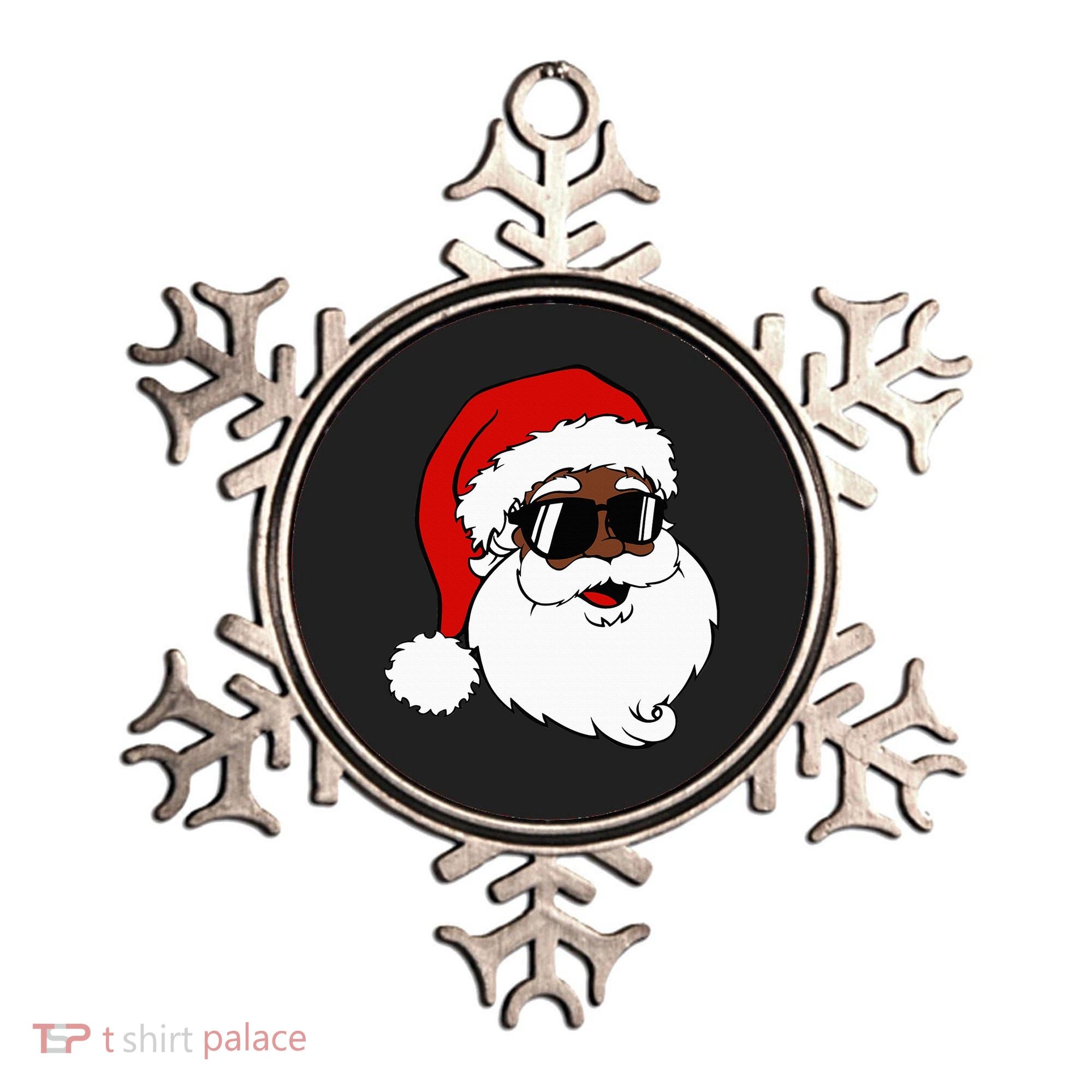 Black Funny Santa Claus Sunglasses Christmas Xmas Ornament