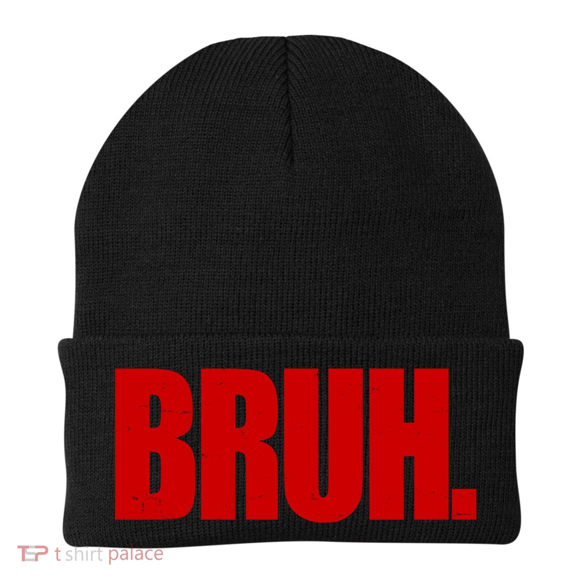 Bruh Funny Saying Beanie