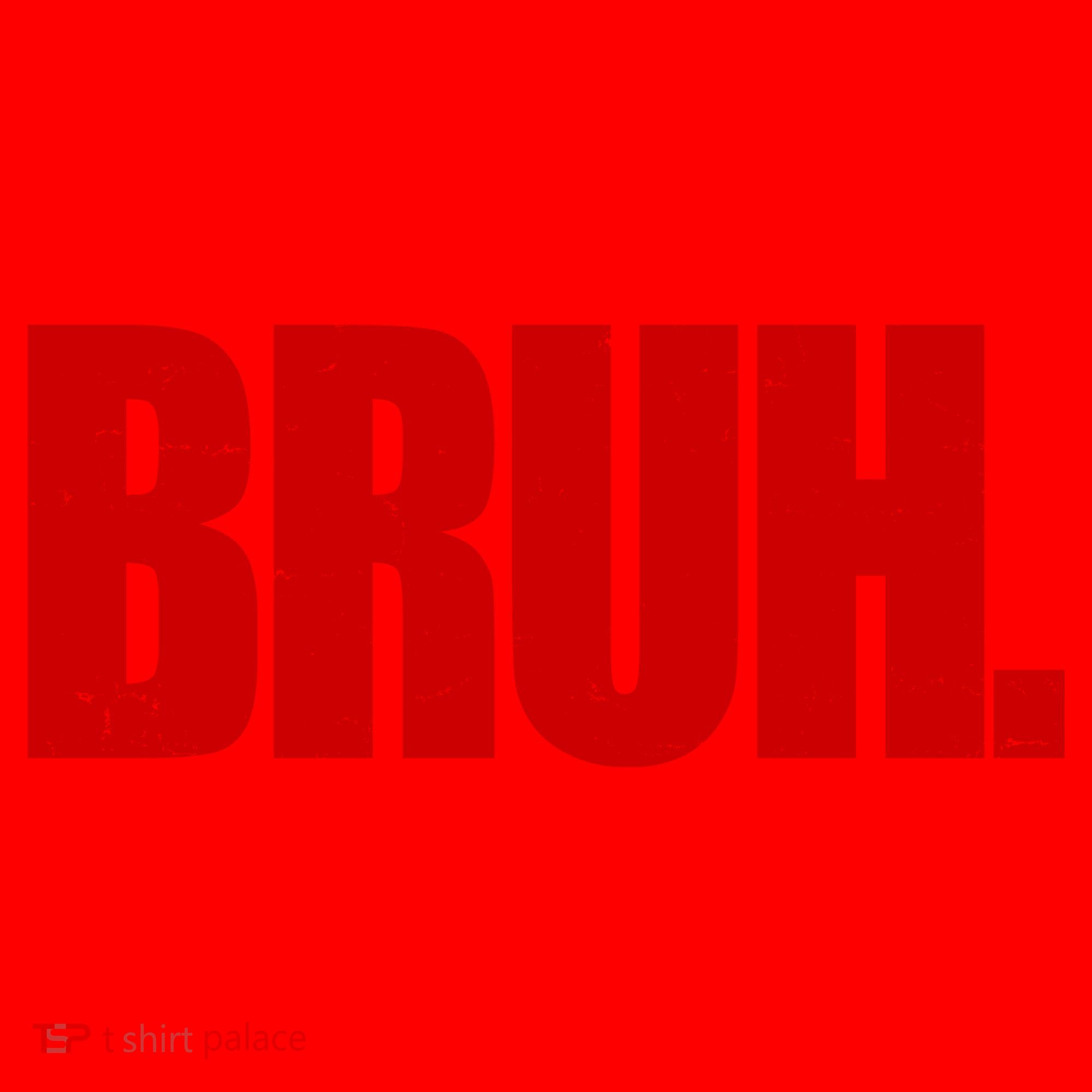 Bruh Funny Saying Santa Hat
