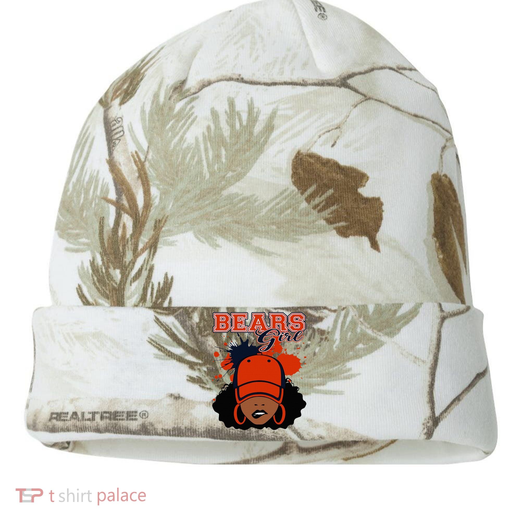 Bears Fanatic Show Your Team Spirit with Sports Gear Kati Licensed 12" Camo Cuffed Beanie