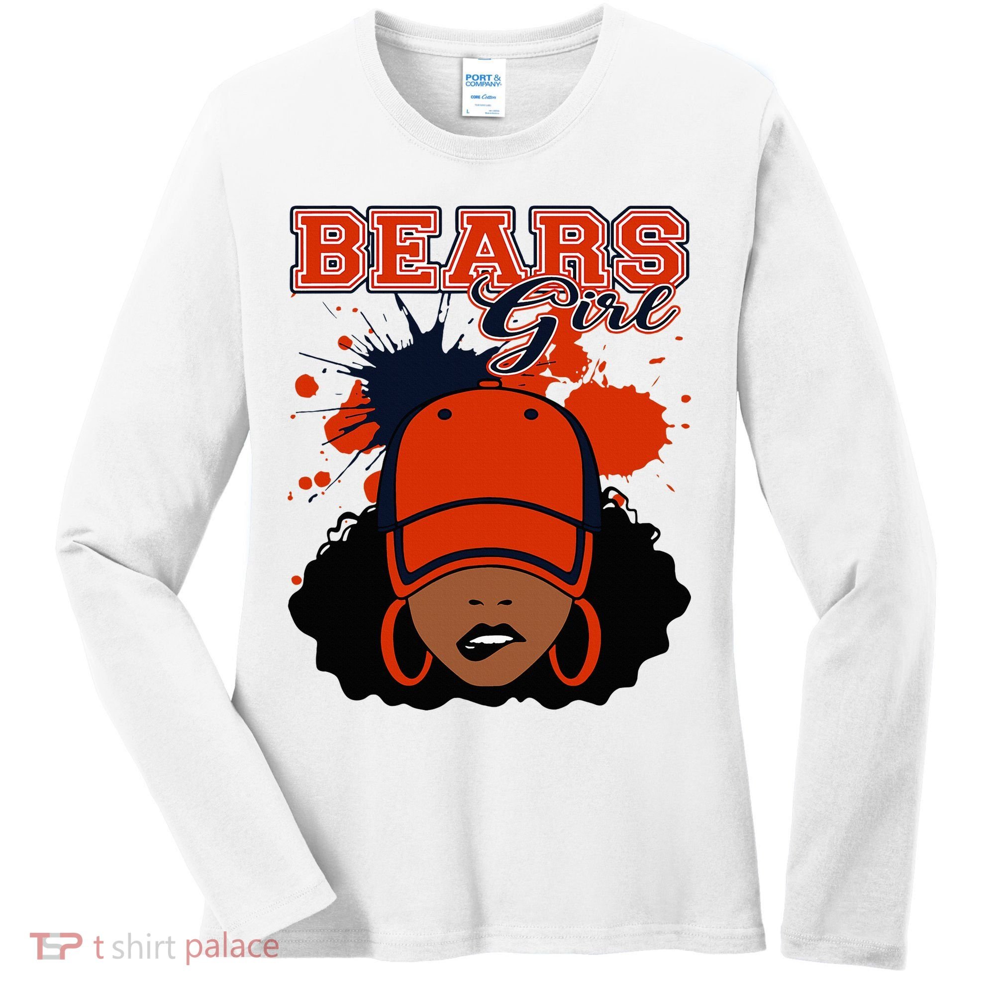Bears Fanatic Show Your Team Spirit with Sports Gear Women's Long Sleeve Shirt